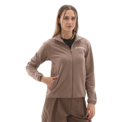 adidas Terrex W Mt Ess Fz Fl Kadın Ceket Kahve
