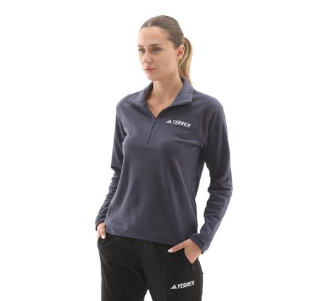 adidas W Mt Ess Hz Fl Kadın Sweatshirt Mor