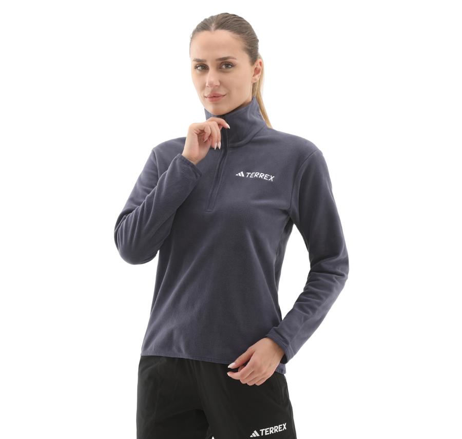 adidas Terrex W Mt Ess Hz Fl Kadın Sweatshirt Mor adidas Terrex W Mt Ess Hz Fl Kadın Sweatshirt Mor