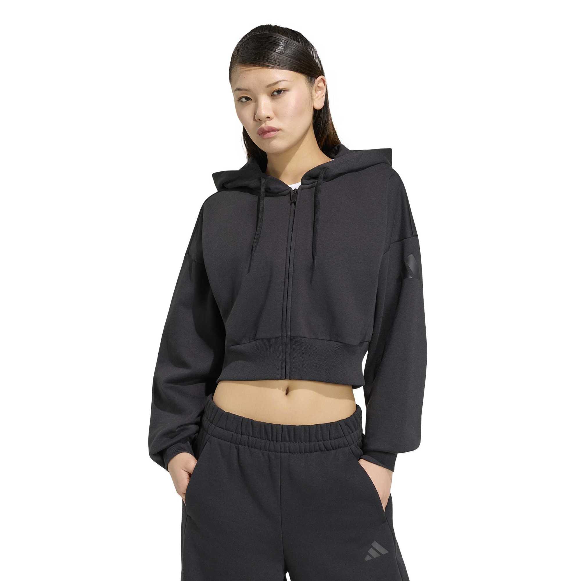 Женский свитшот adidas W Sl+ Fl Fz Hd