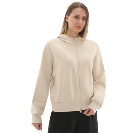 adidas W Sl Fz Hd Kadın Ceket Krem adidas W Sl Fz Hd Kadın Ceket Krem