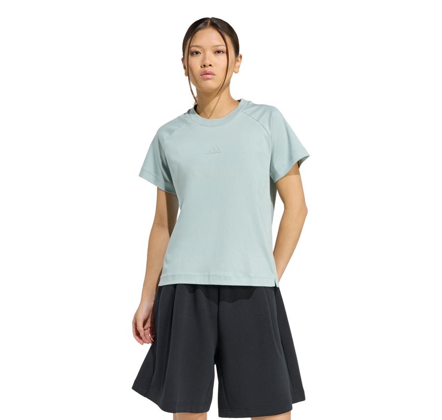 adidas W Sl Reg T Kadın T-Shirt Yeşil adidas W Sl Reg T Kadın T-Shirt Yeşil