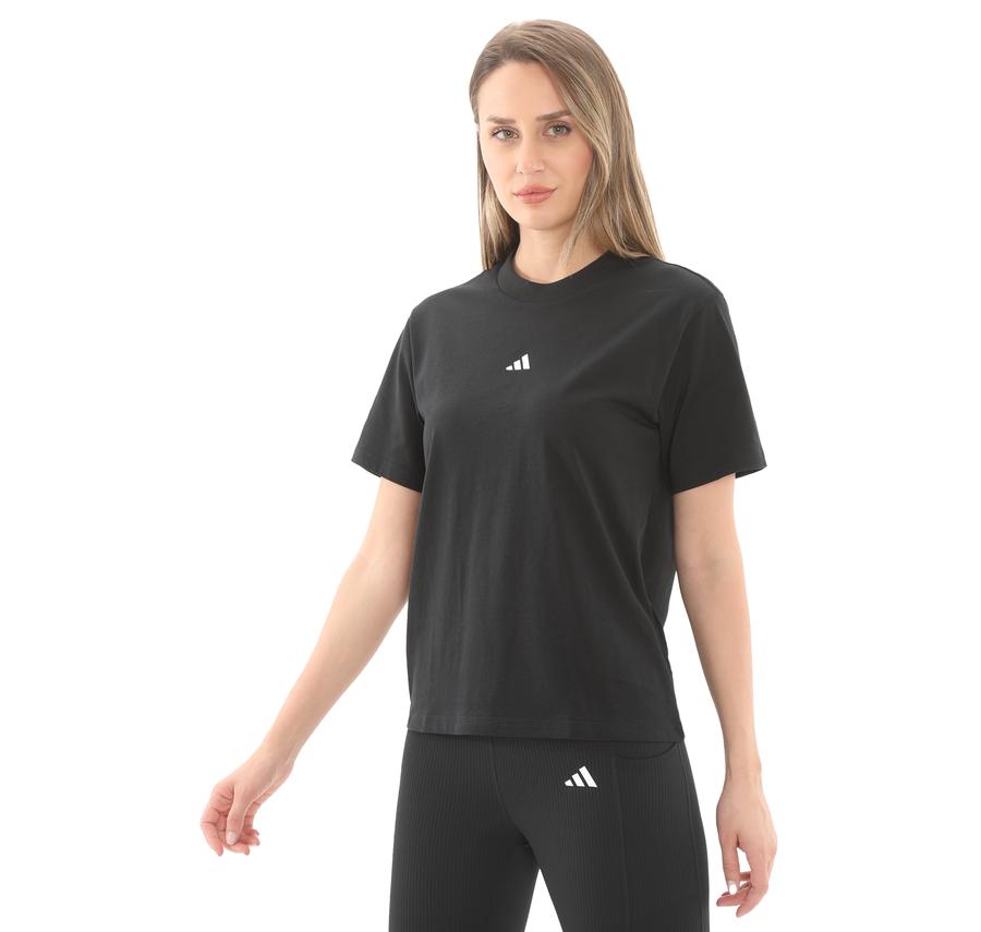 adidas W Sl Sj T Kadın T-Shirt Siyah adidas W Sl Sj T Kadın T-Shirt Siyah