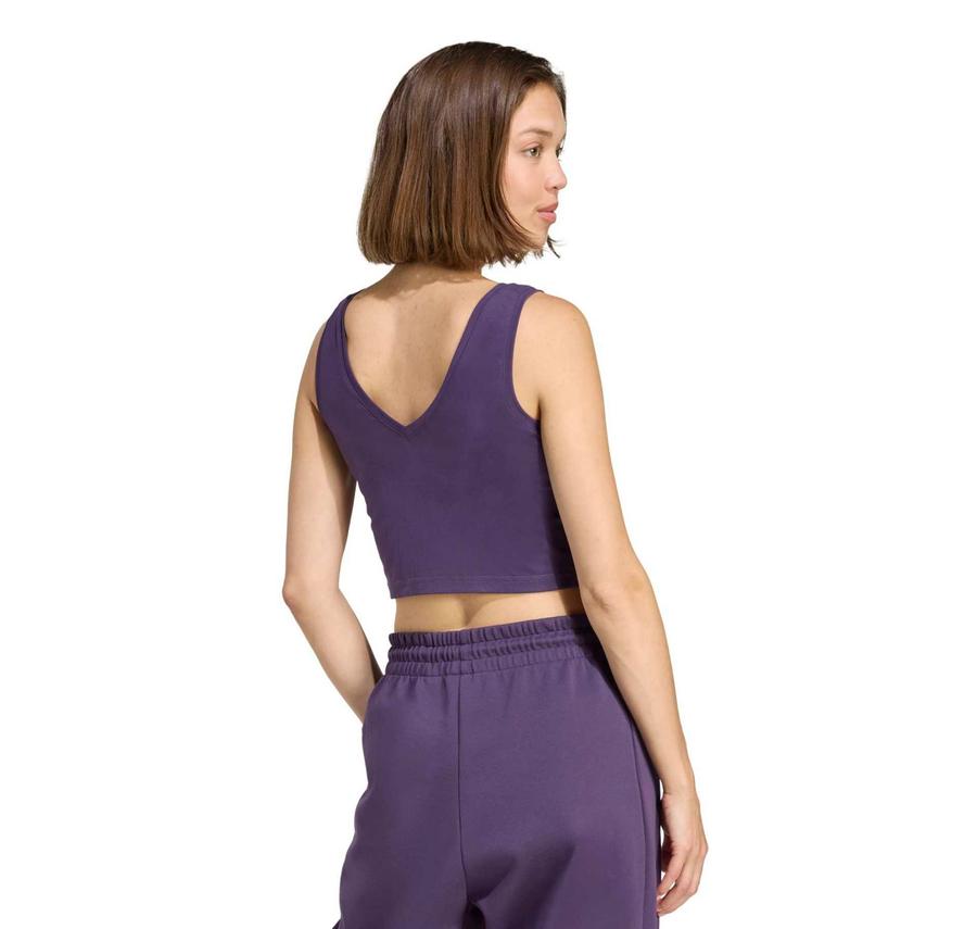 adidas W Sl Sj Tk Kadın T-Shirt Mor adidas W Sl Sj Tk Kadın T-Shirt Mor