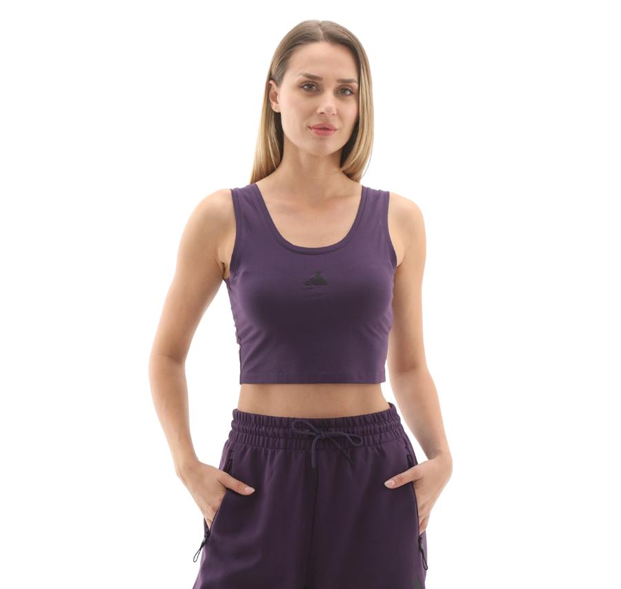 adidas W Sl Sj Tk Kadın T-Shirt Mor adidas W Sl Sj Tk Kadın T-Shirt Mor