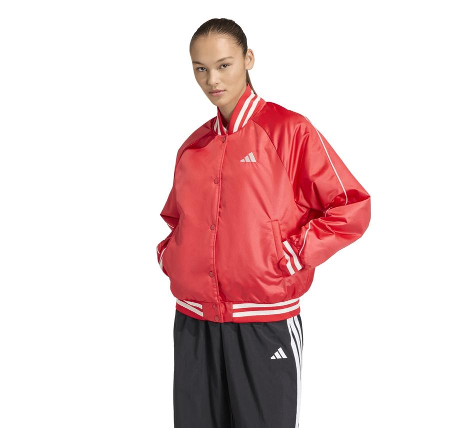 adidas W Stadıum Ins J Kadın Ceket Kırmızı adidas W Stadıum Ins J Kadın Ceket Kırmızı