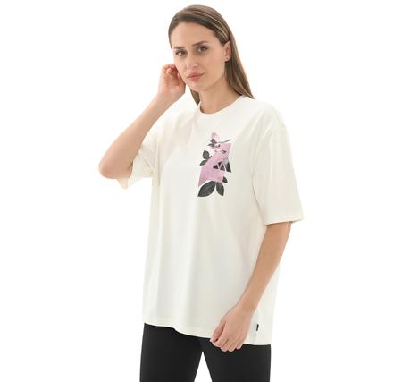 adidas W T Lens Pkt T Kadın T-Shirt Beyaz