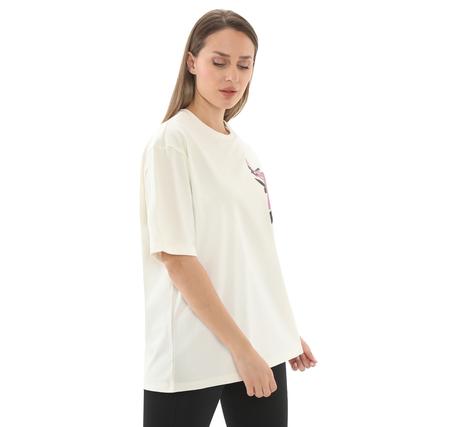 adidas W T Lens Pkt T Kadın T-Shirt Beyaz
