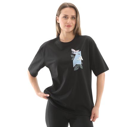 adidas W T Lens Pkt T Kadın T-Shirt Siyah