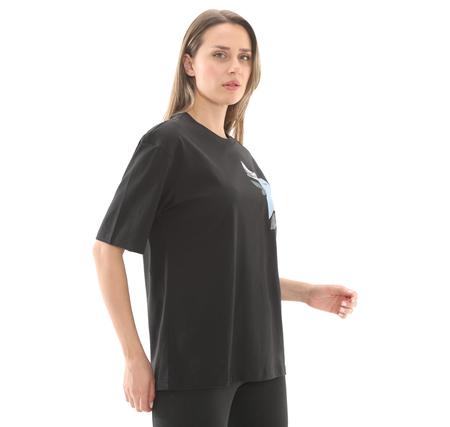 adidas W T Lens Pkt T Kadın T-Shirt Siyah