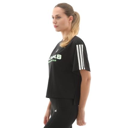 adidas W Tıro Q3 Tee Kadın T-Shirt Siyah adidas W Tıro Q3 Tee Kadın T-Shirt Siyah