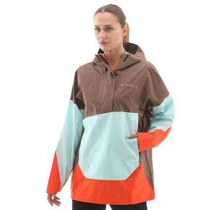 adidas Terrex W Xp 2.5 Anorak Kadın Sweatshirt Kahve
