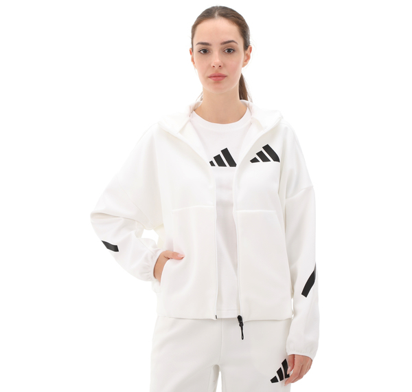 adidas W Z.n.e. Fz Kadın Ceket Beyaz adidas W Z.n.e. Fz Kadın Ceket Beyaz