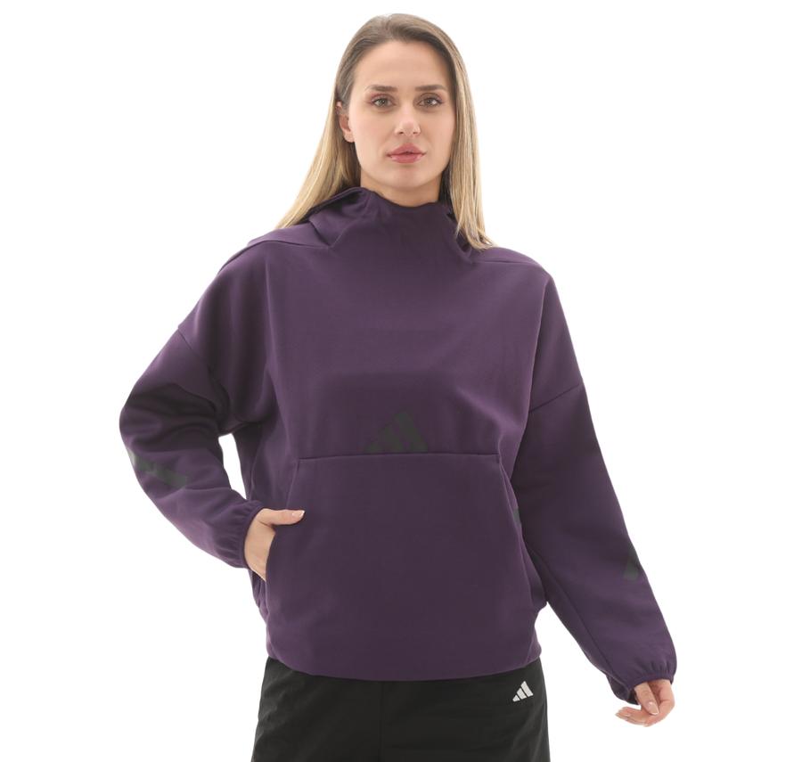 adidas W Z.n.e. Oh Hd Kadın Sweatshirt Mor adidas W Z.n.e. Oh Hd Kadın Sweatshirt Mor