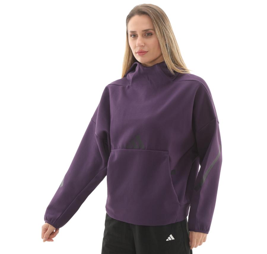 adidas W Z.n.e. Oh Hd Kadın Sweatshirt Mor adidas W Z.n.e. Oh Hd Kadın Sweatshirt Mor