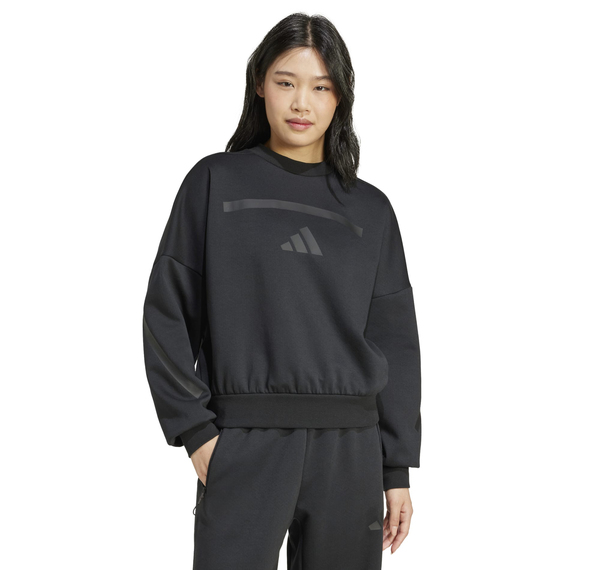 adidas W Z.n.e. Swt Kadın Sweatshirt Siyah adidas W Z.n.e. Swt Kadın Sweatshirt Siyah