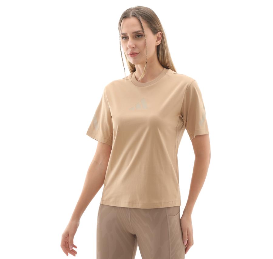 adidas W Z.n.e. Tee Kadın T-Shirt Krem adidas W Z.n.e. Tee Kadın T-Shirt Krem