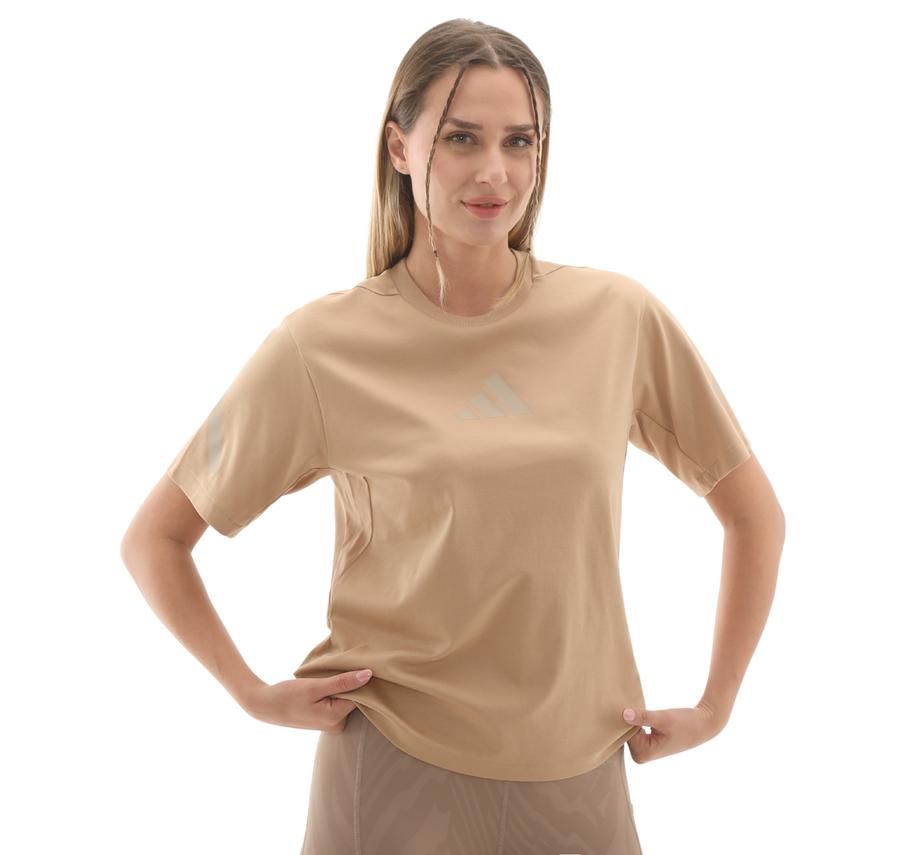 adidas W Z.n.e. Tee Kadın T-Shirt Krem adidas W Z.n.e. Tee Kadın T-Shirt Krem