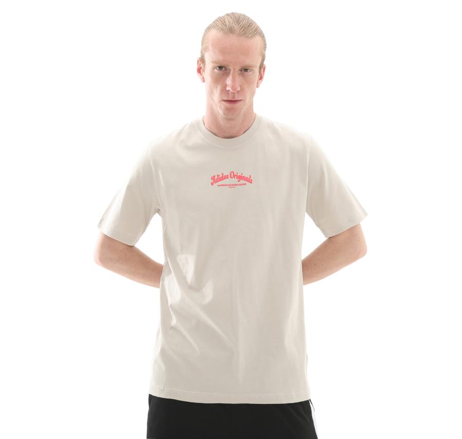 adidas Wab Tee Erkek T-Shirt Krem adidas Wab Tee Erkek T-Shirt Krem