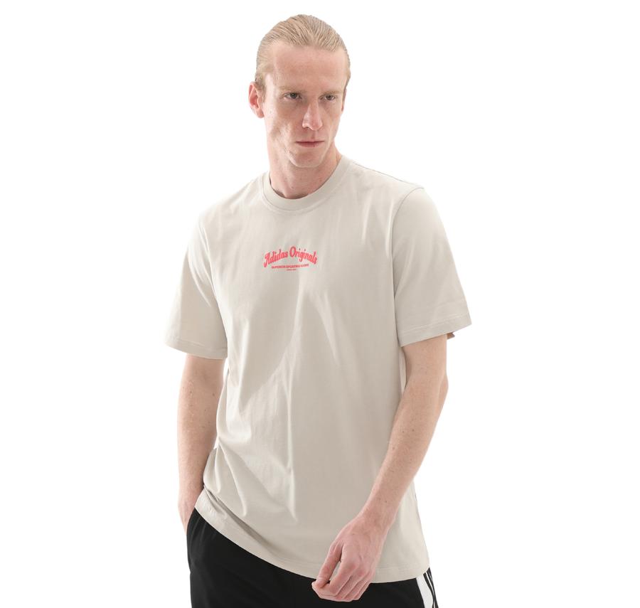 adidas Wab Tee Erkek T-Shirt Krem adidas Wab Tee Erkek T-Shirt Krem