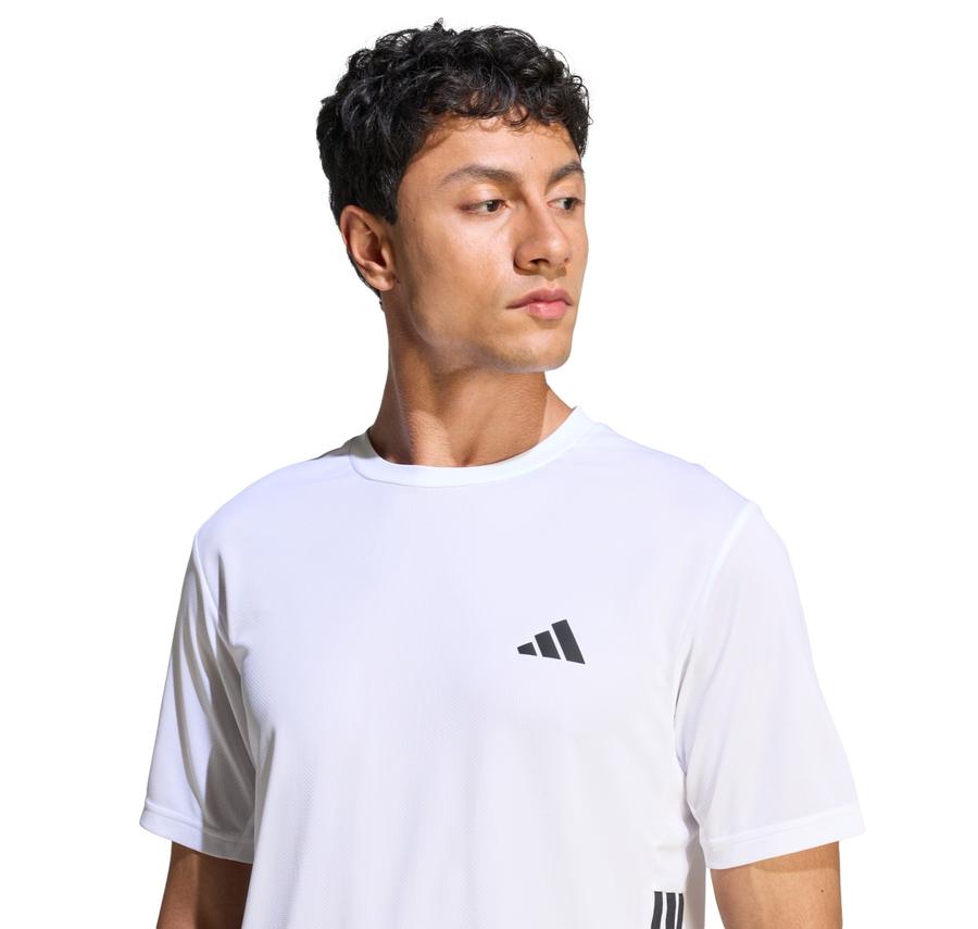 adidas We Bas 3S T Erkek T-Shirt Beyaz adidas We Bas 3S T Erkek T-Shirt Beyaz