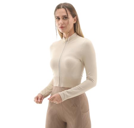 adidas We Knıt Jkt Kadın Ceket Krem