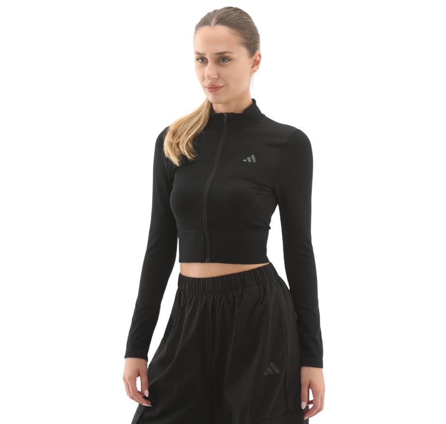 adidas We Knıt Jkt Kadın Ceket Siyah adidas We Knıt Jkt Kadın Ceket Siyah