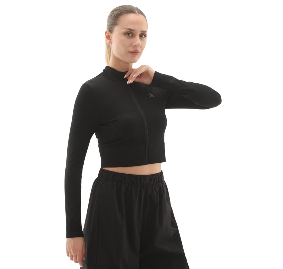 adidas We Knıt Jkt Kadın Ceket Siyah adidas We Knıt Jkt Kadın Ceket Siyah