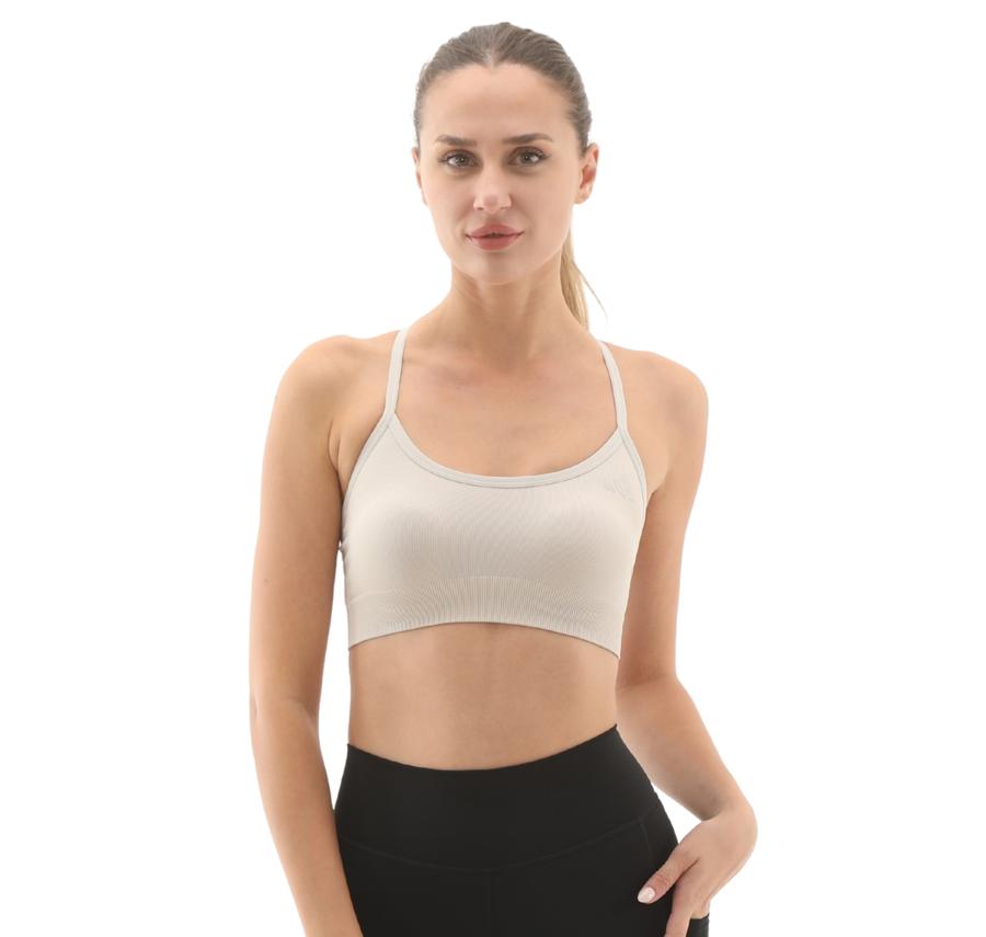 adidas We Knıt Ls Bra Kadın Büstiyer Sütlü Kahve adidas We Knıt Ls Bra Kadın Büstiyer Sütlü Kahve