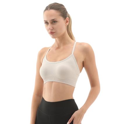 adidas We Knıt Ls Bra Kadın Büstiyer Sütlü Kahve adidas We Knıt Ls Bra Kadın Büstiyer Sütlü Kahve