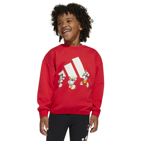 adidas X Disney Mickey Mouse Bebek Sweatshirt Kırmızı