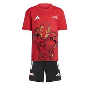 adidas X Marvel Iron Man Çocuk Eşofman Takımı Kırmızı