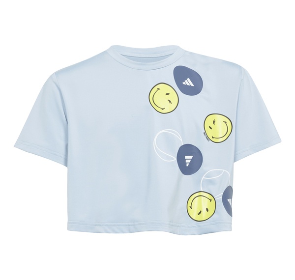 adidas X Smileyworld Training Çocuk T-Shirt Mavi adidas X Smileyworld Training Çocuk T-Shirt Mavi