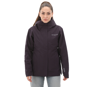 adidas X W Fleece 3In1 Kadın Yağmurluk-Rüzgarlık Mor