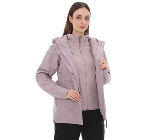 adidas X W Fleece 3In1 Kadın Yağmurluk-Rüzgarlık Mor