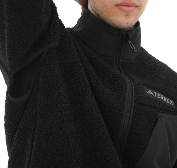 adidas Terrex Xpl Pıle Fl Jkt Erkek Ceket Siyah adidas Terrex Xpl Pıle Fl Jkt Erkek Ceket Siyah