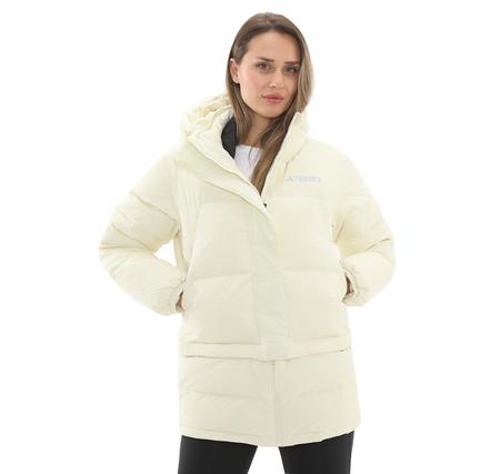 adidas Xpl W Goose Jkt Kadın Mont Krem