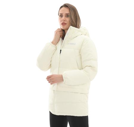 adidas Xpl W Goose Jkt Kadın Mont Krem