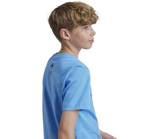 adidas Y Messı G T Çocuk T-Shirt Mavi