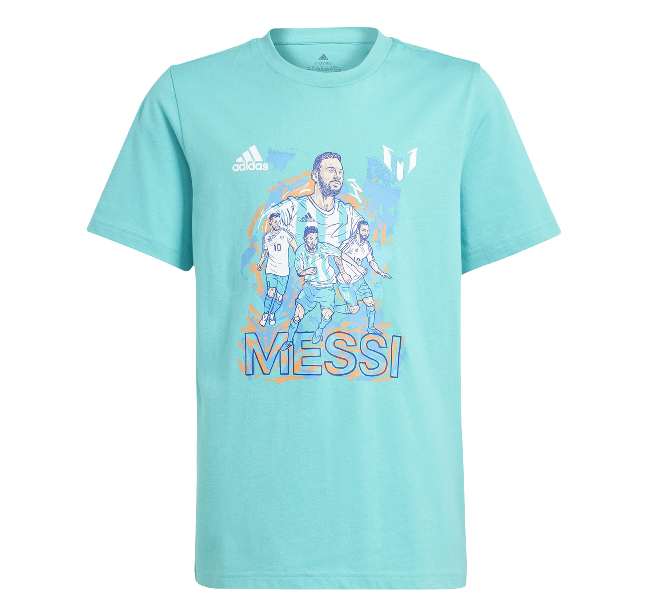 Детская футболка adidas Y Messi G T Turkuaz