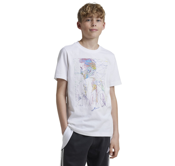 adidas Y Messı G T Çocuk T-Shirt Beyaz adidas Y Messı G T Çocuk T-Shirt Beyaz