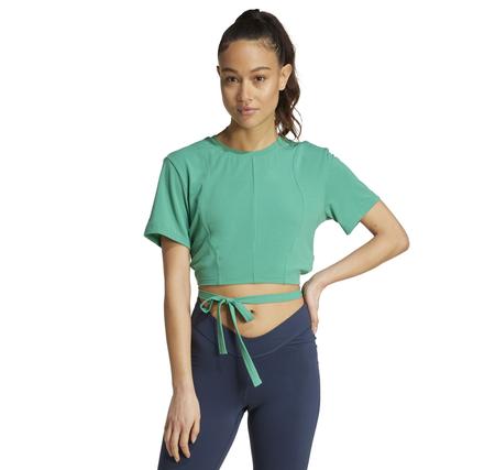 adidas Yoga Tee Kadın T-Shirt Yeşil