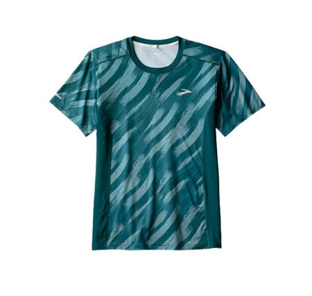 Brooks Atmosphere Short Sleeve 3.0 Erkek T-Shirt Yeşil