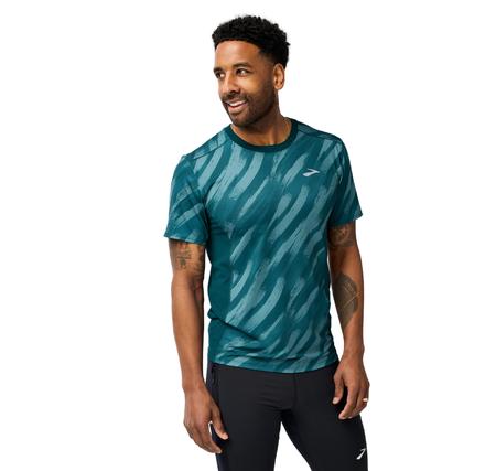 Brooks Atmosphere Short Sleeve 3.0 Erkek T-Shirt Yeşil