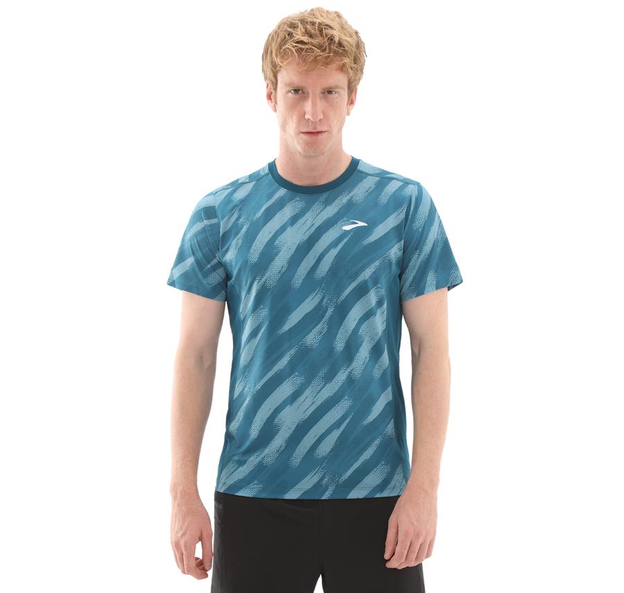 Brooks Atmosphere Short Sleeve 3.0 Erkek T-Shirt Yeşil Brooks Atmosphere Short Sleeve 3.0 Erkek T-Shirt Yeşil