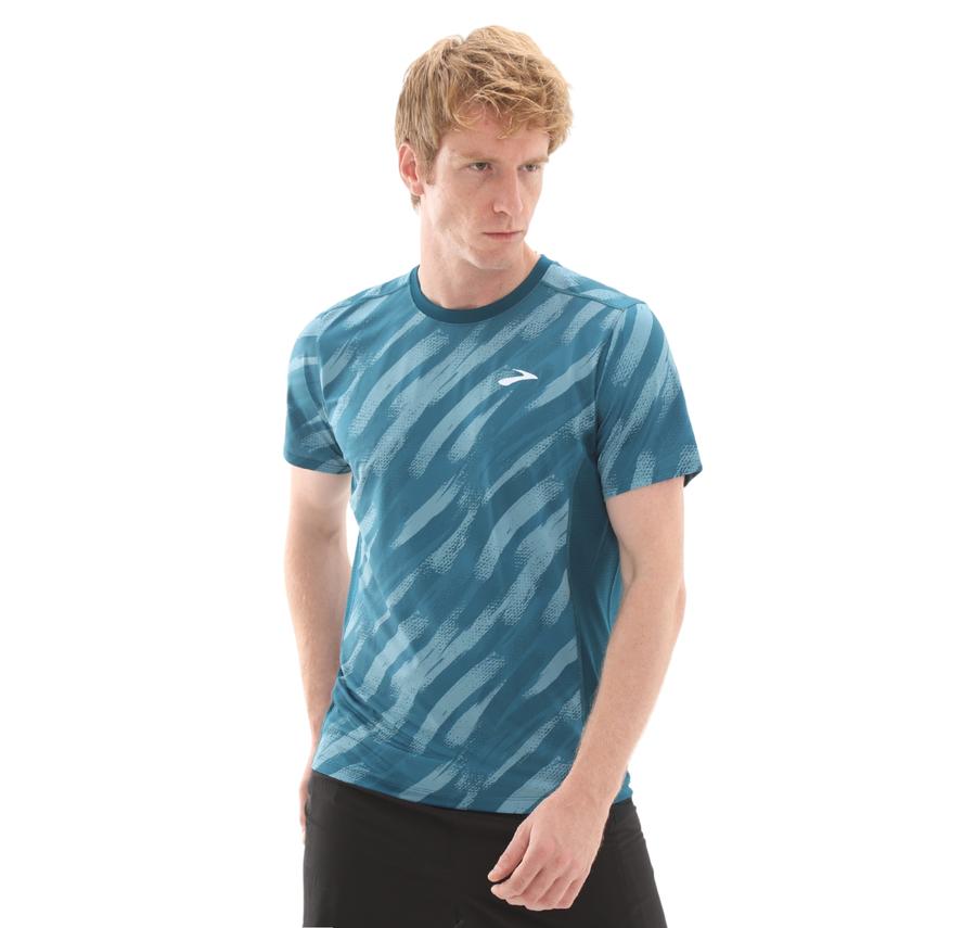 Brooks Atmosphere Short Sleeve 3.0 Erkek T-Shirt Yeşil Brooks Atmosphere Short Sleeve 3.0 Erkek T-Shirt Yeşil