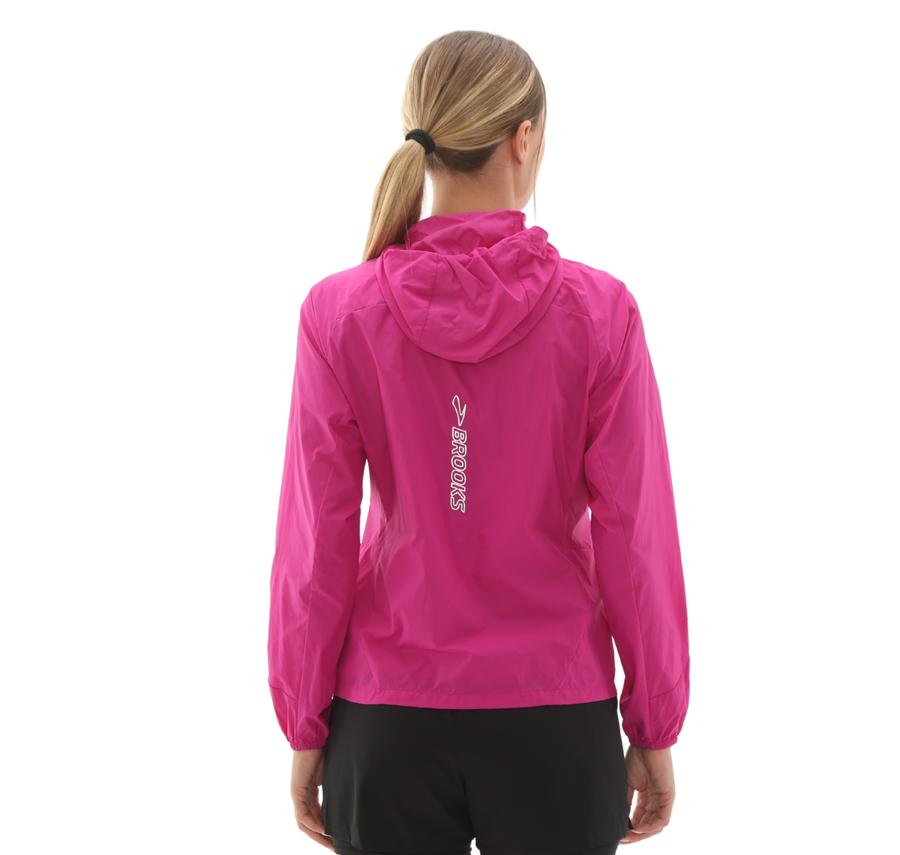 Brooks Canopy Jacket 2.0 Kadın Yağmurluk-Rüzgarlık Pembe Brooks Canopy Jacket 2.0 Kadın Yağmurluk-Rüzgarlık Pembe