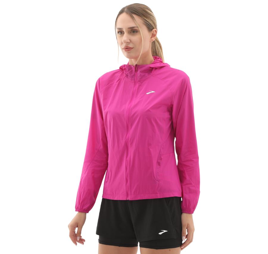 Brooks Canopy Jacket 2.0 Kadın Yağmurluk-Rüzgarlık Pembe Brooks Canopy Jacket 2.0 Kadın Yağmurluk-Rüzgarlık Pembe