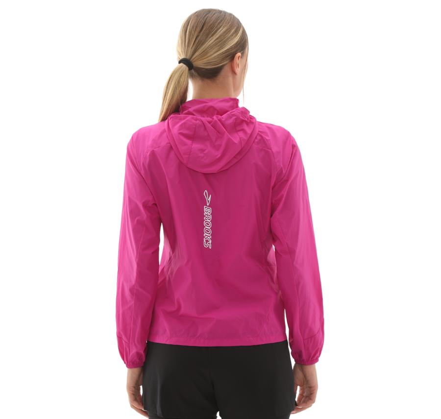 Brooks Canopy Jacket 2.0 Kadın Yağmurluk-Rüzgarlık Pembe Brooks Canopy Jacket 2.0 Kadın Yağmurluk-Rüzgarlık Pembe