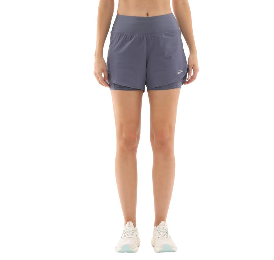 Brooks Chaser 5 2-In-1 Short 2.0 Kadın Şort Ve Kapri Lacivert Brooks Chaser 5 2-In-1 Short 2.0 Kadın Şort Ve Kapri Lacivert